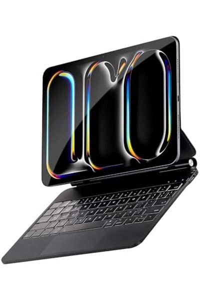 Glassology Magic Keyboard Case for iPad Pro 11" with Backlit Keys, Trackpad, and Adjustable Viewing