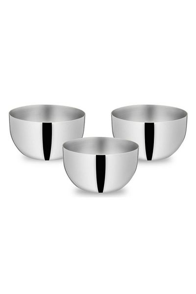 ÖZLİFE LUNA 3 Piece Snack Bowl Plain