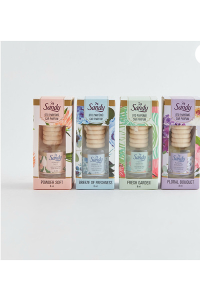 Sandy Oto Parfümü Karışık 4 Çeşit (Tanesi 8 ML)