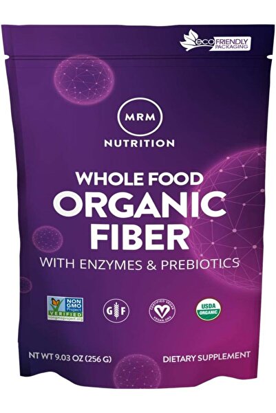 MRM Nutrition ، غذاء كامل، ألياف عضوية مع إنزيمات وبريبايوتكس، 9.03 أونصة (25...