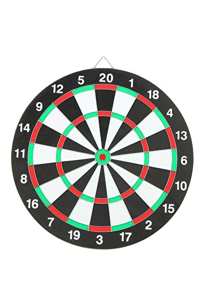Aptel Darts game set, double board with 6 darts, diameter 36 cm, thickness 10 mm, multicolor