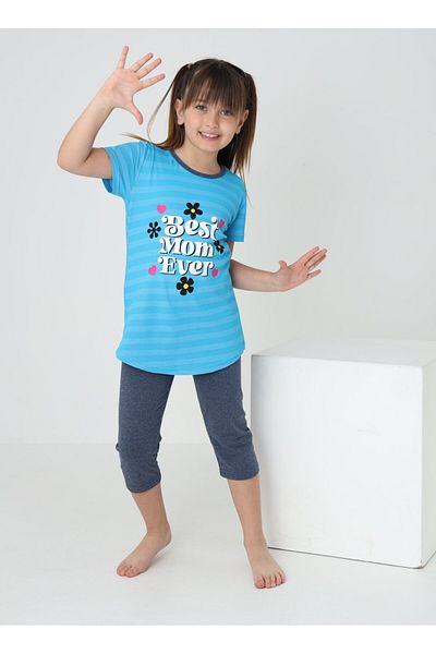 ERTA GOLD Girl's Summer Capri Suit