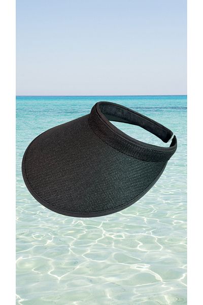Kumsal Hediyelik Women's Straw Hat Summer Beach Hat Premium Quality - Visor Hat