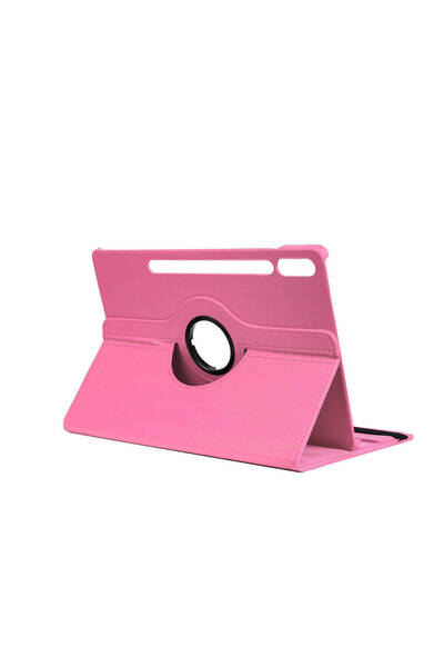 System Com حافظة جالاكسي تاب S9 بلس المتوافقة مع SYS قابلة للدوران - وردي