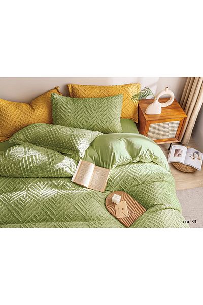 Casa New Concept Summer Bed Linen, 4 Pieces, Fitted Sheet, Microfiber Material