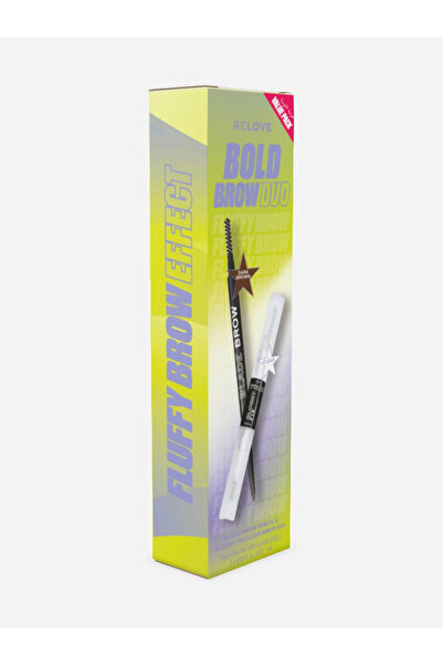 Revolution Relove مجموعة هدايا قلم حواجب رقيق مع جل