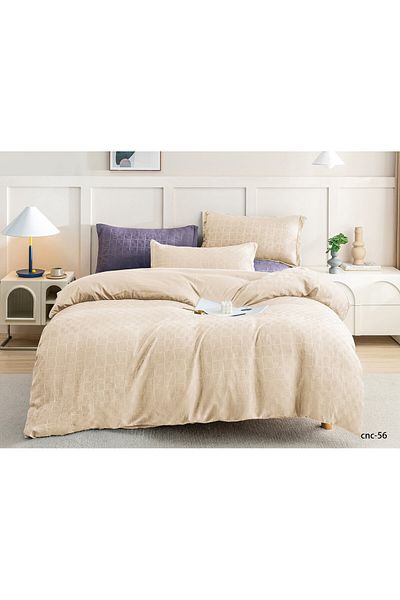Casa New Concept Summer Bed Linen, 4 Pieces, Fitted Sheet, Microfiber Material