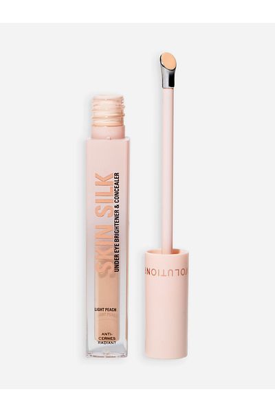 Revolution Skin Silk Radiant Serum Under Eye Brightener Light Peach