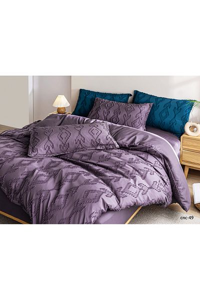 Casa New Concept Summer Bed Linen, 4 Pieces, Fitted Sheet, Microfiber Material