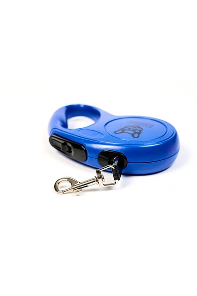 Famous Frenchie Retractable leash, Famous Frenchie, blue