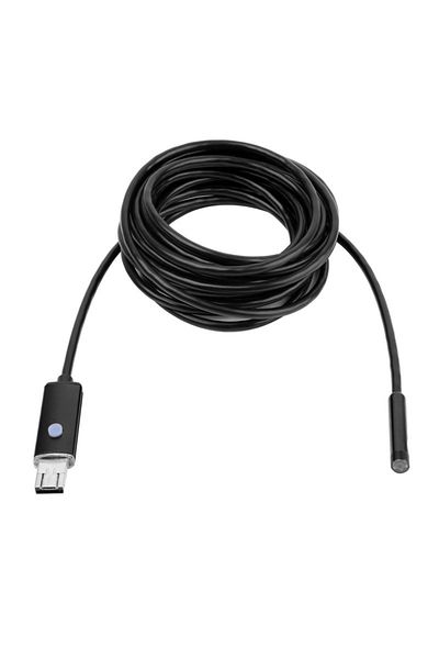 FOXMAG24 Endoscope camera for phone, 6 x LED, USB, 5 m, black