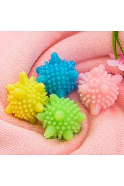 RABY Set of 5 tumble dryer balls, 4.5 cm, multicolor