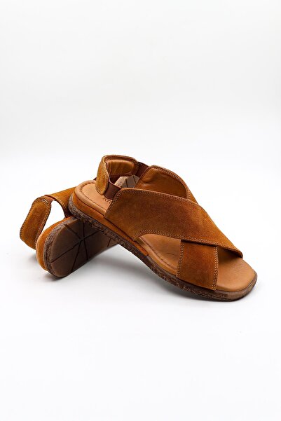 KRISTE BELL Suede Leather Sandals Kb706 Suede Tan