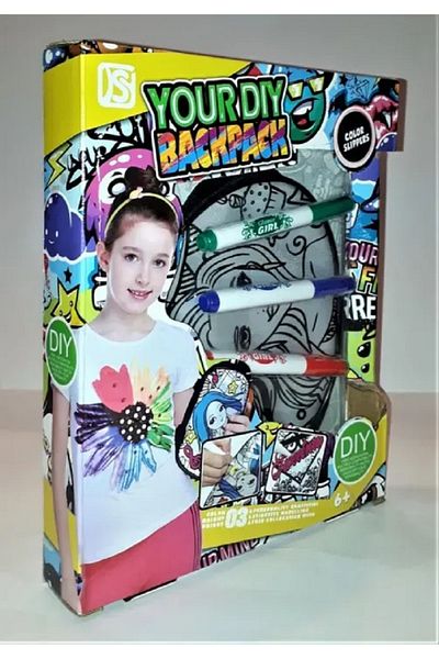 rexa DIY Backpack Craft Kit – Creative Decoration Set for Kids – Design Your Own Bag Activity Box