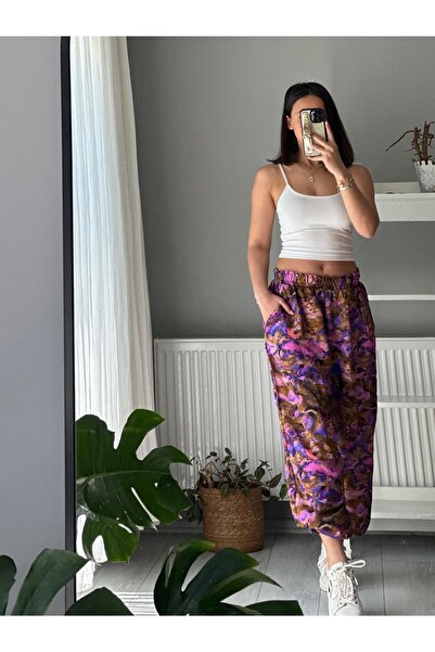 Sultana Collection BEL VE PAÇA BÜZGÜ DETAYLI PANTOLON