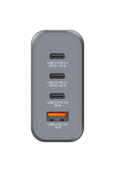 Verbatim CHR 140W 2XUSB-C 1XUSB-C 1XUSB-A 3.0 32203