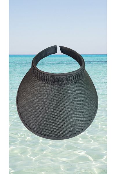 Kumsal Hediyelik Women's Straw Hat Summer Beach Hat Premium Quality - Visor Hat