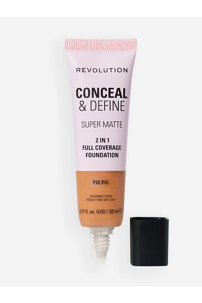 Revolution Conceal and Define Full Coverage Foundation F12.7NC - 23ml