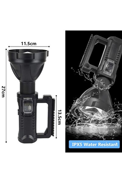 xpress sales Professional Multifunctional LED Flashlight, Axroad Mall, with Tripod, 4 Lighting Modes, Battery Ind