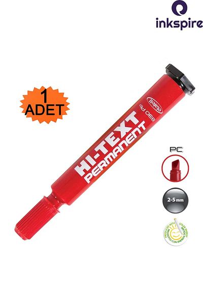 inkspire Cut Tip Permanent Marker Pen 1Pcs Hi-Text Flat Tip Acetate Marker Marking Parcel Drawing Sack