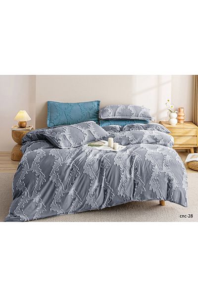 Casa New Concept Summer Bed Linen, 4 Pieces, Fitted Sheet, Microfiber Material