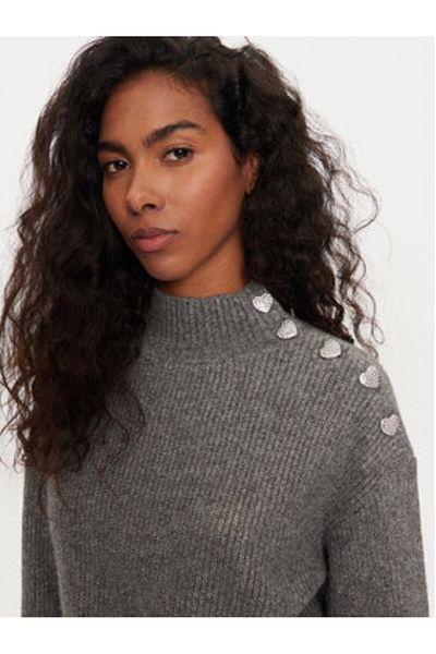 Morgan Women's Turtleneck 232-MSTORI Gray