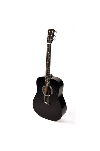 Nashville GSD60BK, chitară acustică dreadnought western, neagră