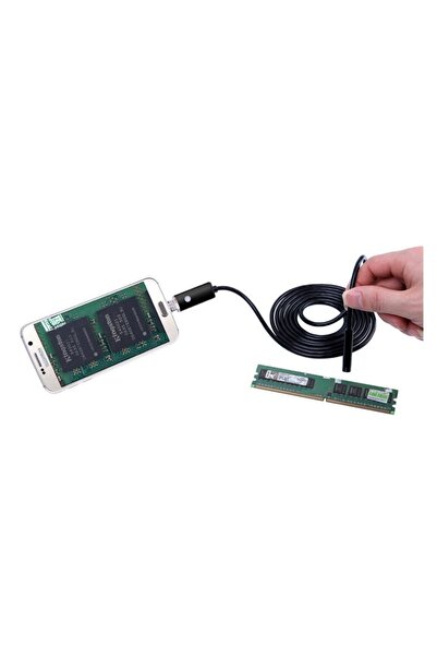 FOXMAG24 Endoscope camera for phone, 6 x LED, USB, 5 m, black