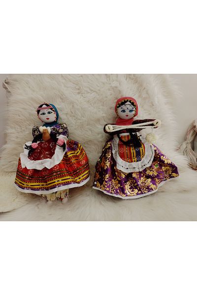 ŞAHMERDANOĞLU 30X30 cm Handmade Large Size Cappadocia Onion Doll, Baby Sleeping & Test Carrying Model 12