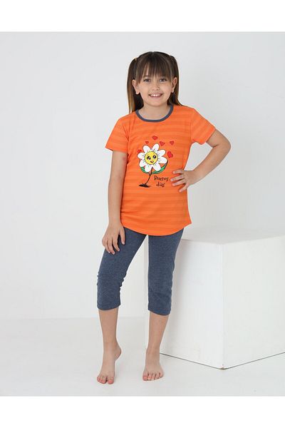 ERTA GOLD Girl's Summer Capri Suit