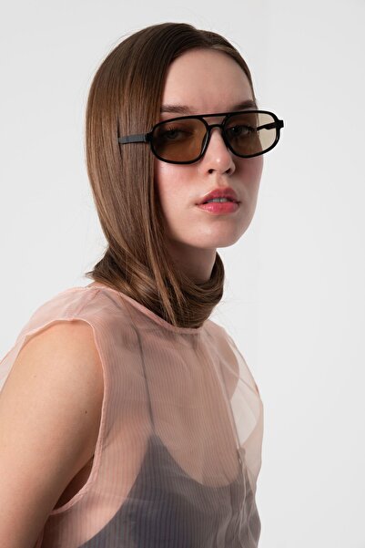 Aqua Di Polo 1987 Rodeo Drive Black Unisex Rectangular Sunglasses Apso000809