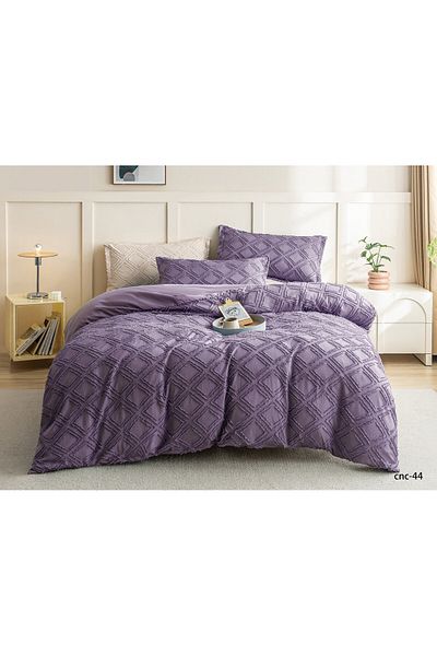 Casa New Concept Summer Bed Linen, 4 Pieces, Fitted Sheet, Microfiber Material
