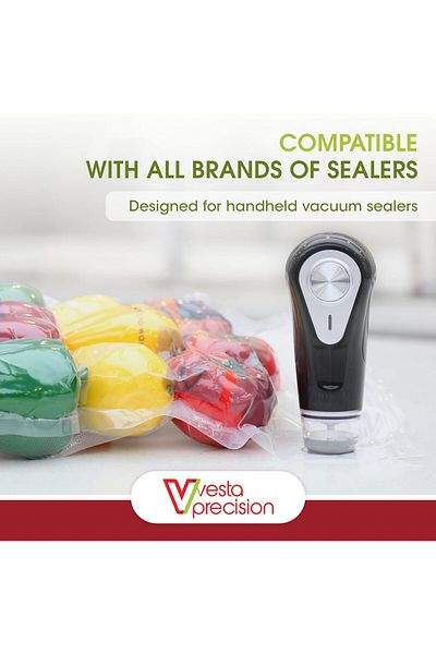 Vesta Precision Set of 15 V Vesta Precision vacuum bags, plastic, transparent, 20 x 30 cm