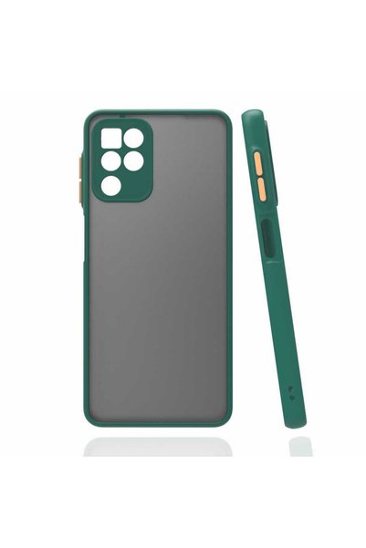 System Com غطاء حماية لهاتف Galaxy M32 SYS Hux - أخضر داكن