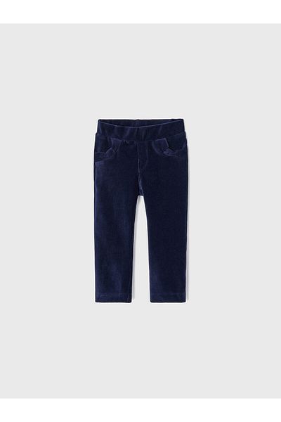 MAYORAL Girl's Cloth Pants 514 Navy Blue