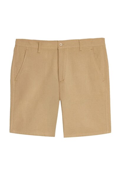 Tudors Erkek Regular Rahat Kesim Yandan Cepli Fermuarlı Bermuda Şort