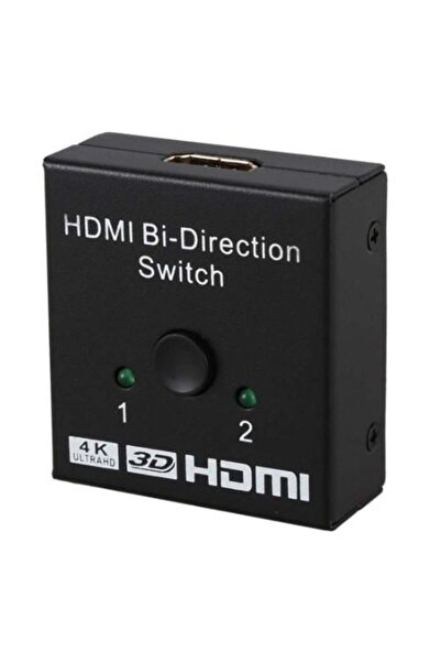 Powermaster PM-19903 مفتاح مزدوج الاتجاه بمنفذين HDMI ومشترك ومدمج