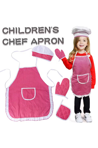 Choice بدلة الشيف بدلة الشيف للأطفال لعبة لعب الأدوار في المطبخ مريلة الخبز