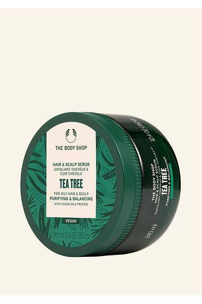 THE BODY SHOP Exfoliant purificator & echilibrant pentru par & scalp Tea Tree 240 ml