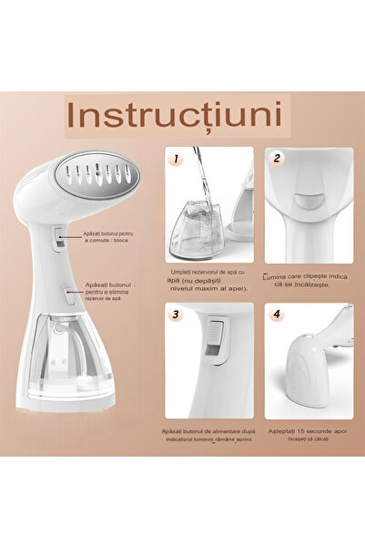 arvada ® Lc 201 Κάθετο Σίδερο Ατμού, 1500 W, 300 Ml, Ατμός 27 G/min, Λευκό