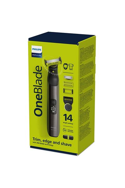 Philips PHILIPS OneBlade Pro QP6651/61 hybrid shaver, beard and body hair trimmer,