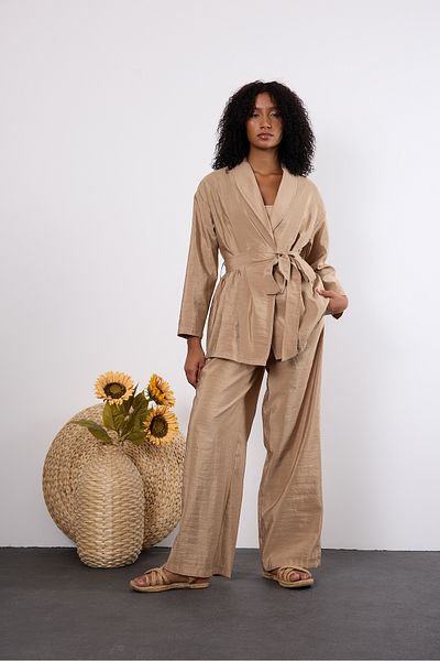 Bolivente Mink Oversize Kimono Set