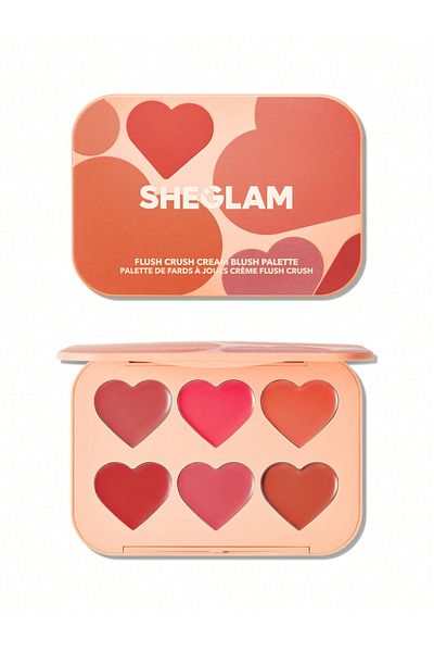 SHEGLAM Flush Crush Cream Blush Palette - Cottage Core Garden