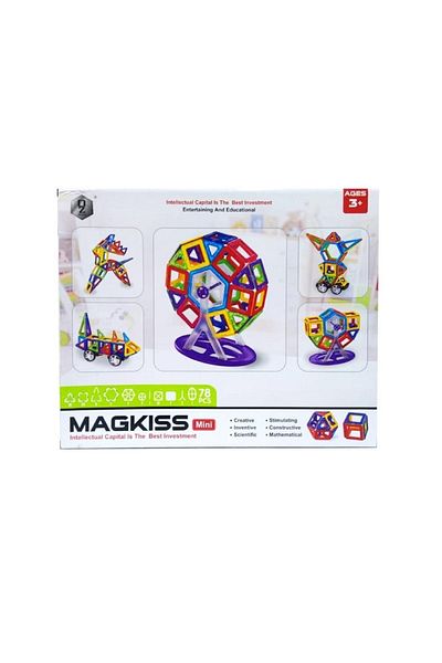 rexa Magnetic Building Block Set – Creative & Educational Toy for Kids 3+