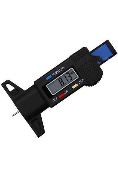 OEM Digital tire wear gauge, 0-25mm, Black