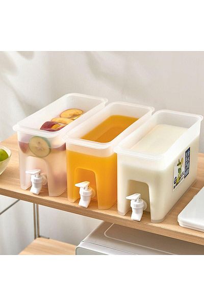 zola Recipient pentru limonadă, Zola®, capacitate 3,5 l, cu robinet, transparent, plastic, 26x18x11 cm