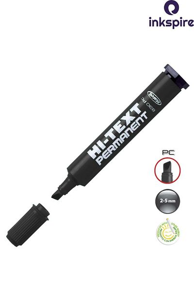 inkspire Cut Tip Permanent Marker Pen 1Pcs Hi-Text Flat Tip Acetate Marker Marking Parcel Drawing Sack