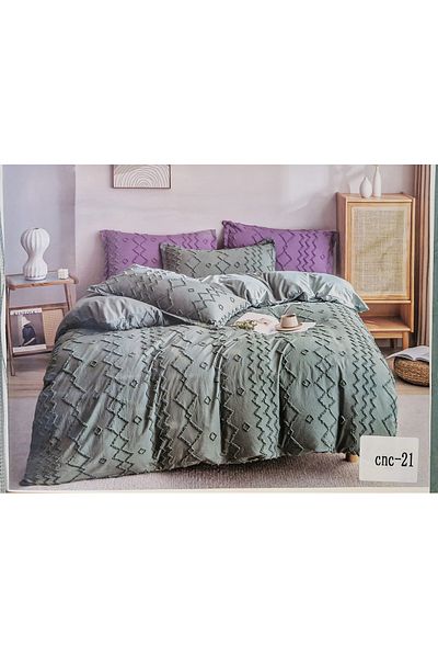 Casa New Concept Summer Bed Linen, 4 Pieces, Fitted Sheet, Microfiber Material