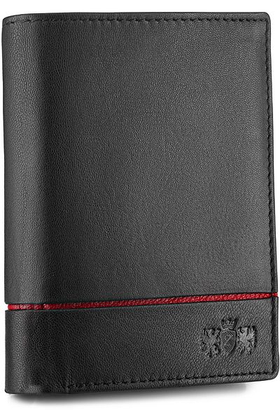 zagatto Men’s Wallet, Genuine Leather, Black, Fabriano Collection, 12.5x9x3 Cm, Zg-n4-f5