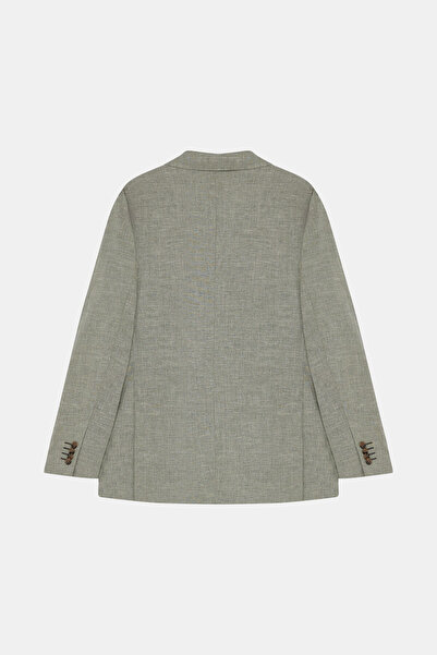 W Collection Green Buttoned Wool Jacket